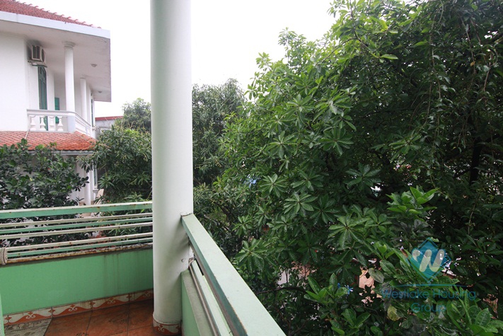 Five bedrooms house with big living space in Tay Ho for rent.